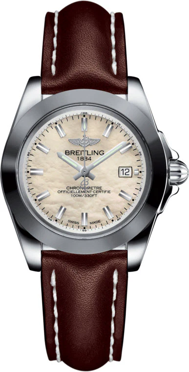 Breitling Watch Galactic 32 Sleek Edition Mother of Pearl
