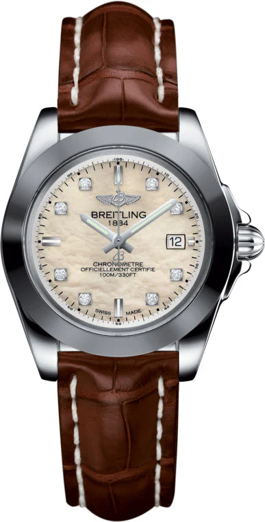 Breitling Watch Galactic 32 Sleek Edition Mother of Pearl