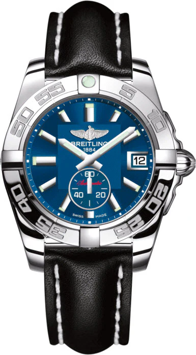 Breitling Watch Galactic 36 Automatic Gun Blue