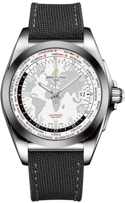 Breitling Watch Galactic Unitime SleekT Antarctica White