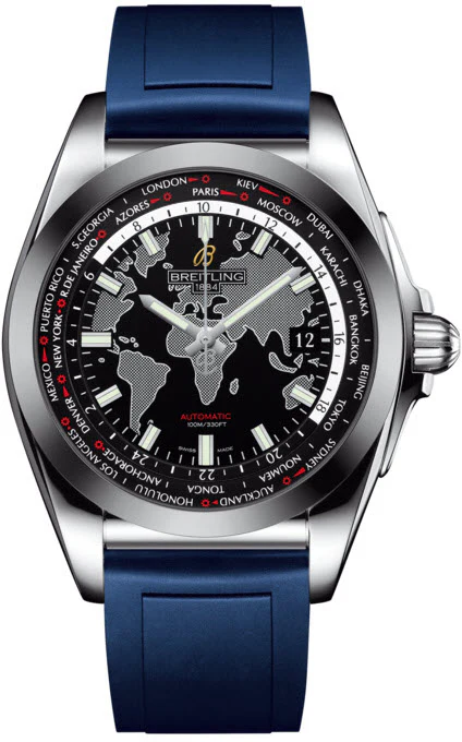 Breitling Watch Galactic Unitime SleekT Trophy Black