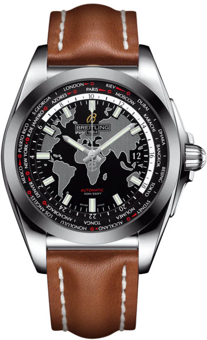 Breitling Watch Galactic Unitime SleekT Trophy Black