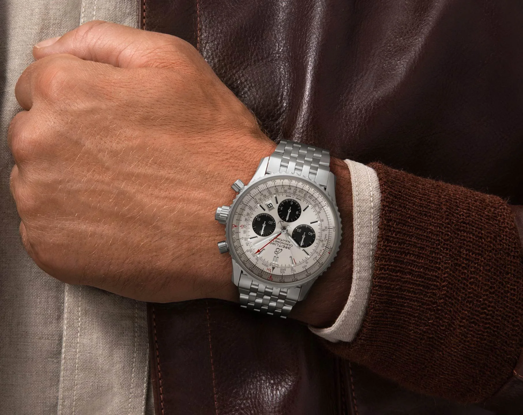 Breitling Watch Navitimer 1 B03 Chronograph Rattrapante 45 - Image 2