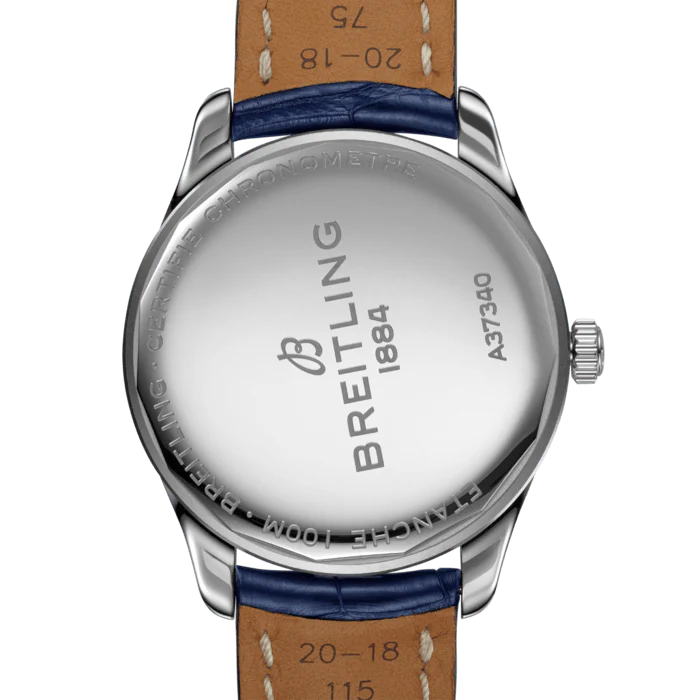 Breitling Watch Premier Automatic 40 Blue Croco Folding - Image 2