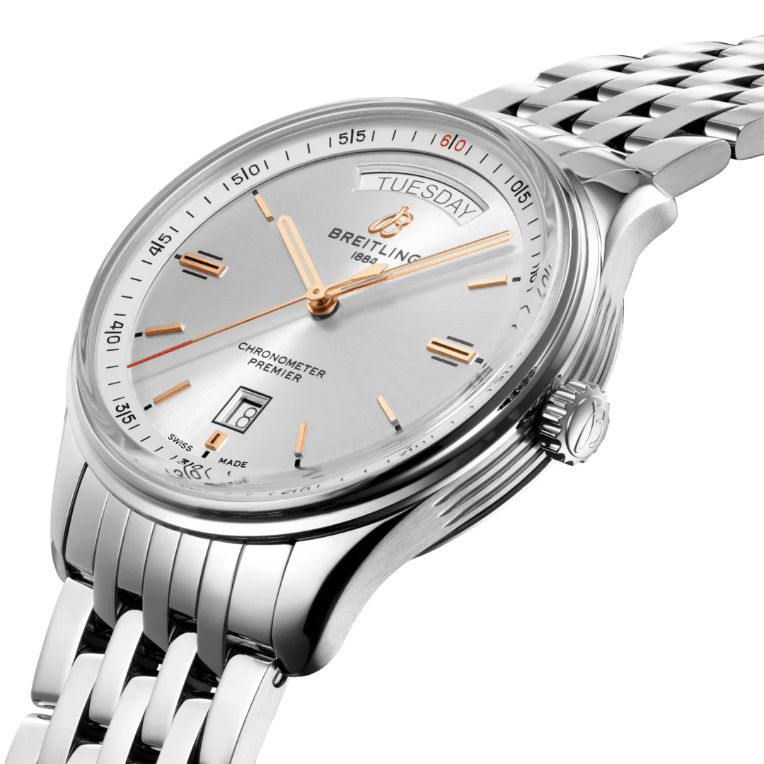 Breitling Watch Premier Automatic Day and Date 40 Steel Navitimer - Image 4