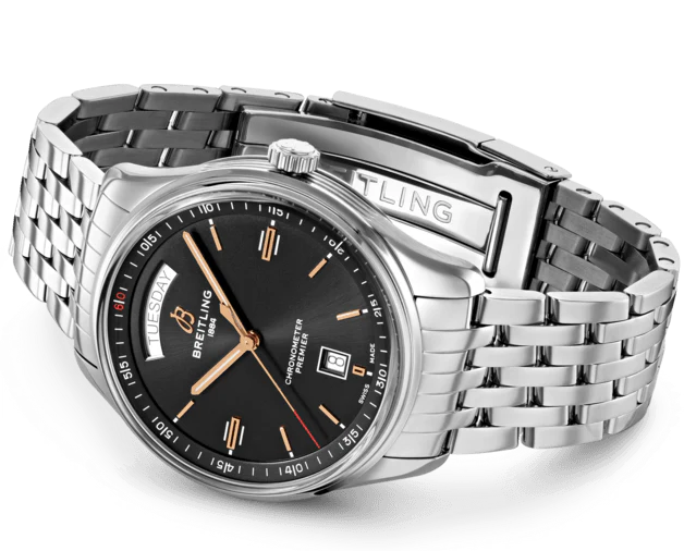 Breitling Watch Premier Automatic Day and Date 40 Steel Navitimer - Image 3