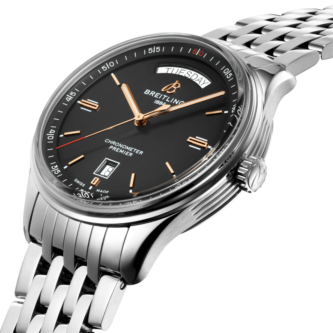 Breitling Watch Premier Automatic Day and Date 40 Steel Navitimer - Image 4
