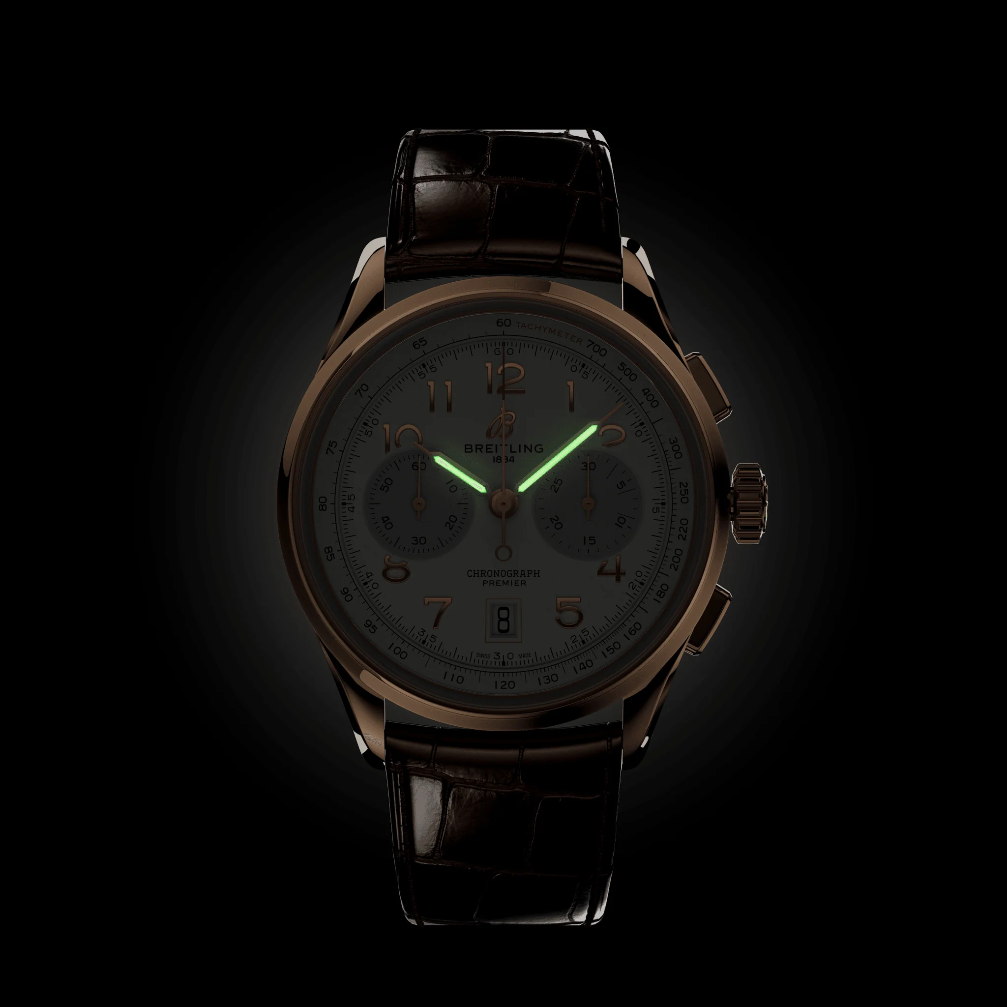 Breitling Premier B01 Chronograph 42 18k Gold Watch - Image 5