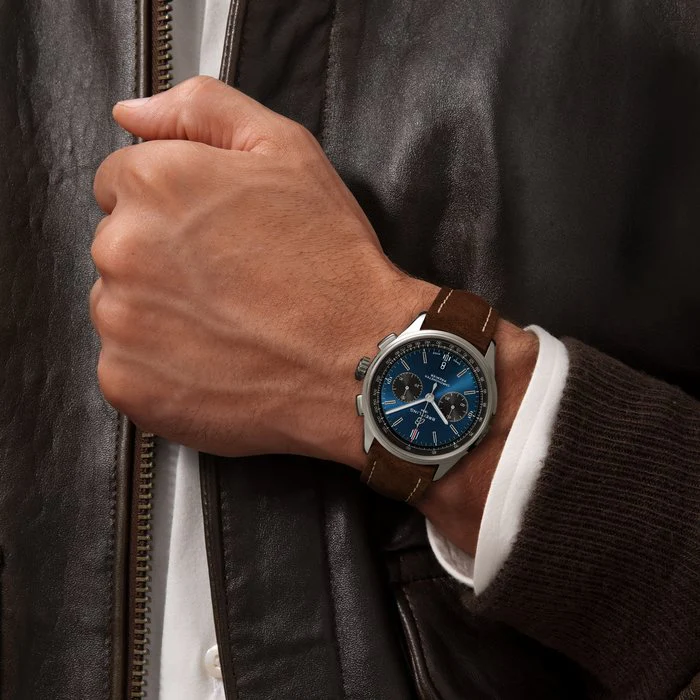 Breitling Watch Premier B01 Chronograph 42 Brown Nubuck Tang - Image 5
