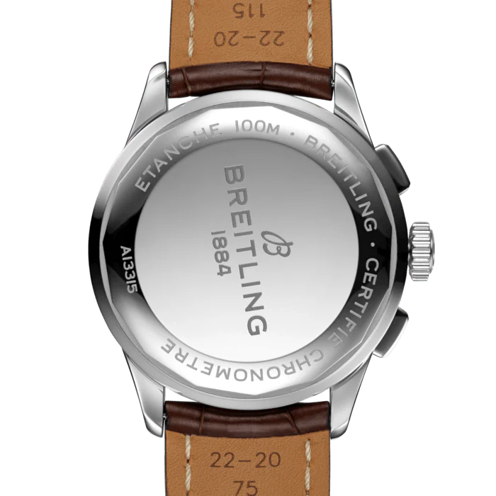 Breitling Watch Premier Chronograph 42 Brown Croco Tang - Image 2
