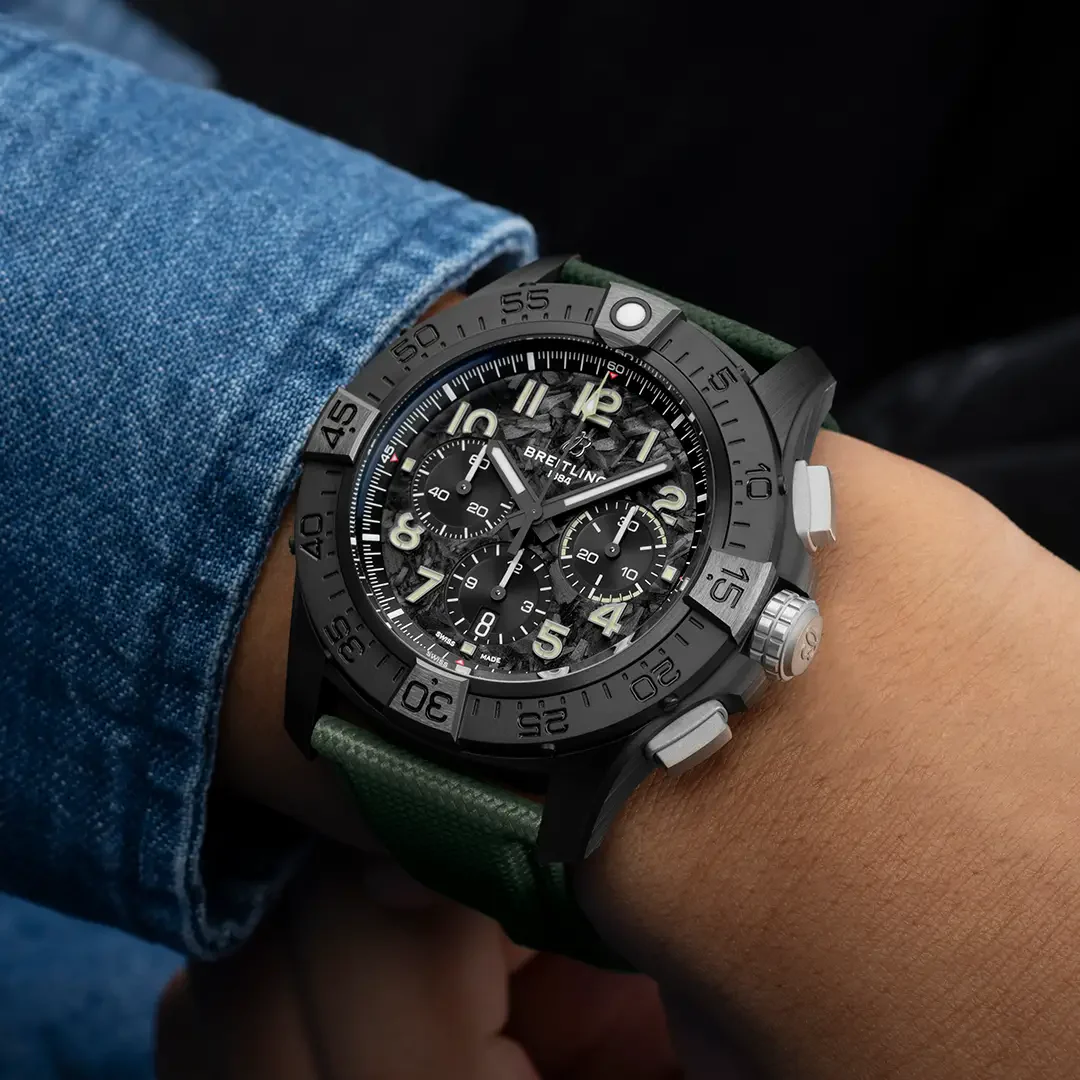 Breitling Super Avenger B01 Chronograph 46 Night Mission Watch - Image 6