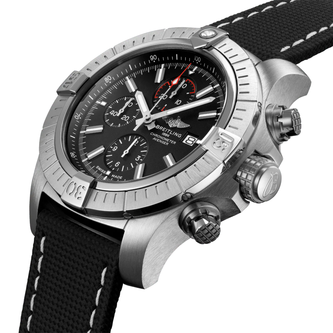 Breitling Watch Super Avenger Chronograph 48 Leather Tang Type - Image 4