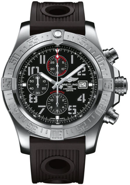 Breitling Watch Super Avenger II Steel Volcano Black