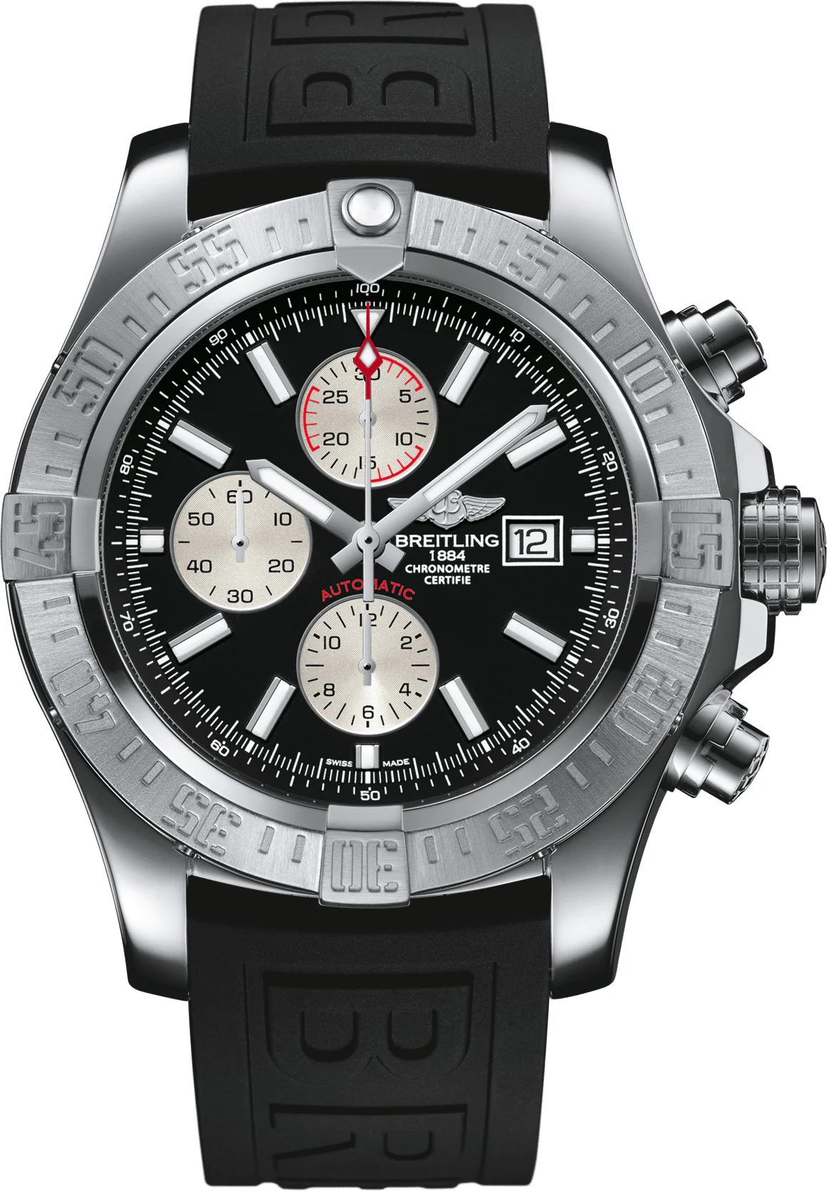Breitling Watch Super Avenger II Chronograph Diver Pro III Push Button