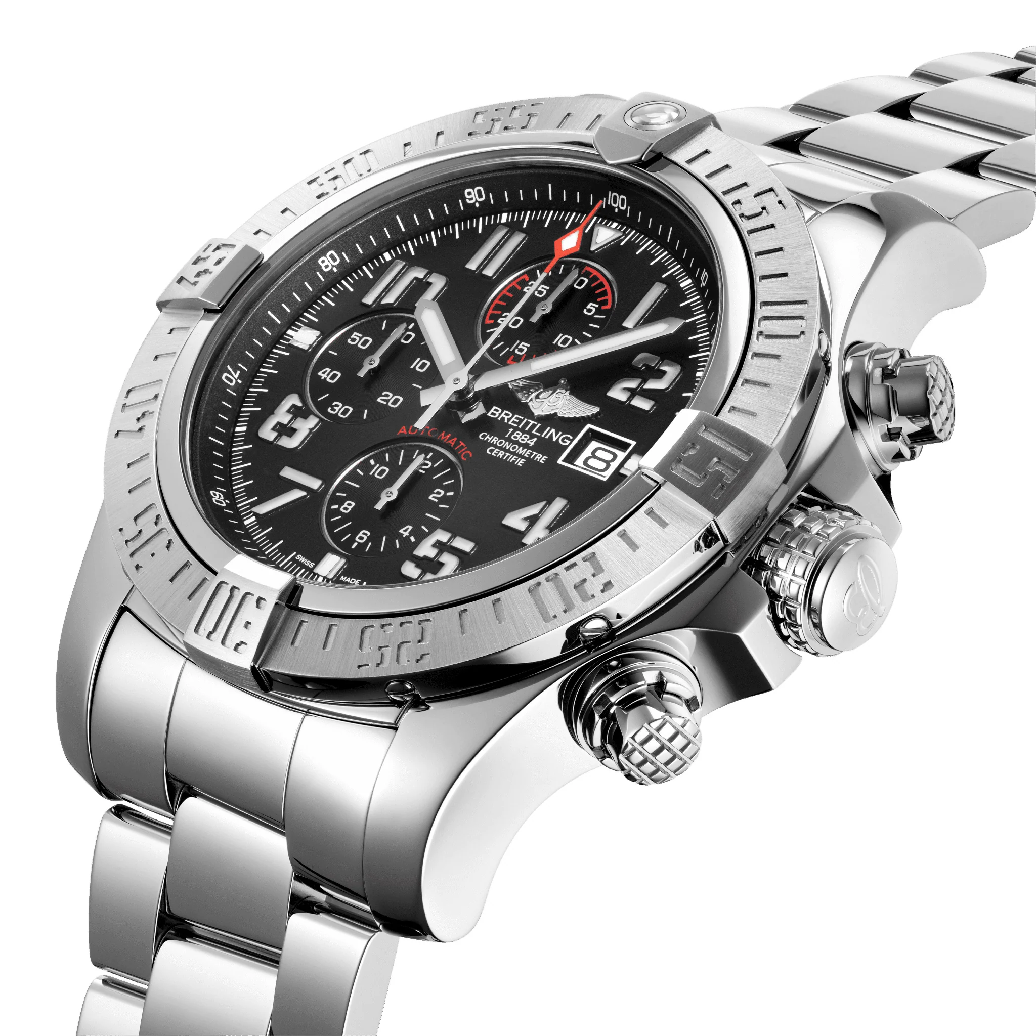 Breitling Watch Super Avenger II Steel 48 Chronograph - Image 3