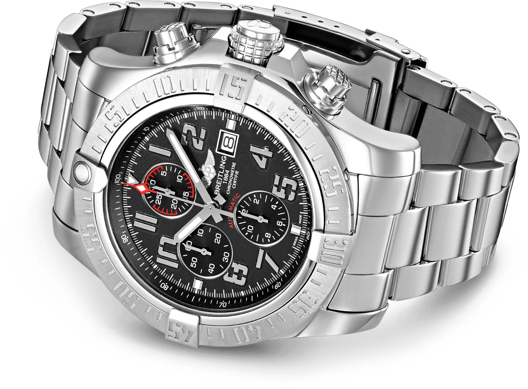 Breitling Watch Super Avenger II Steel 48 Chronograph - Image 4
