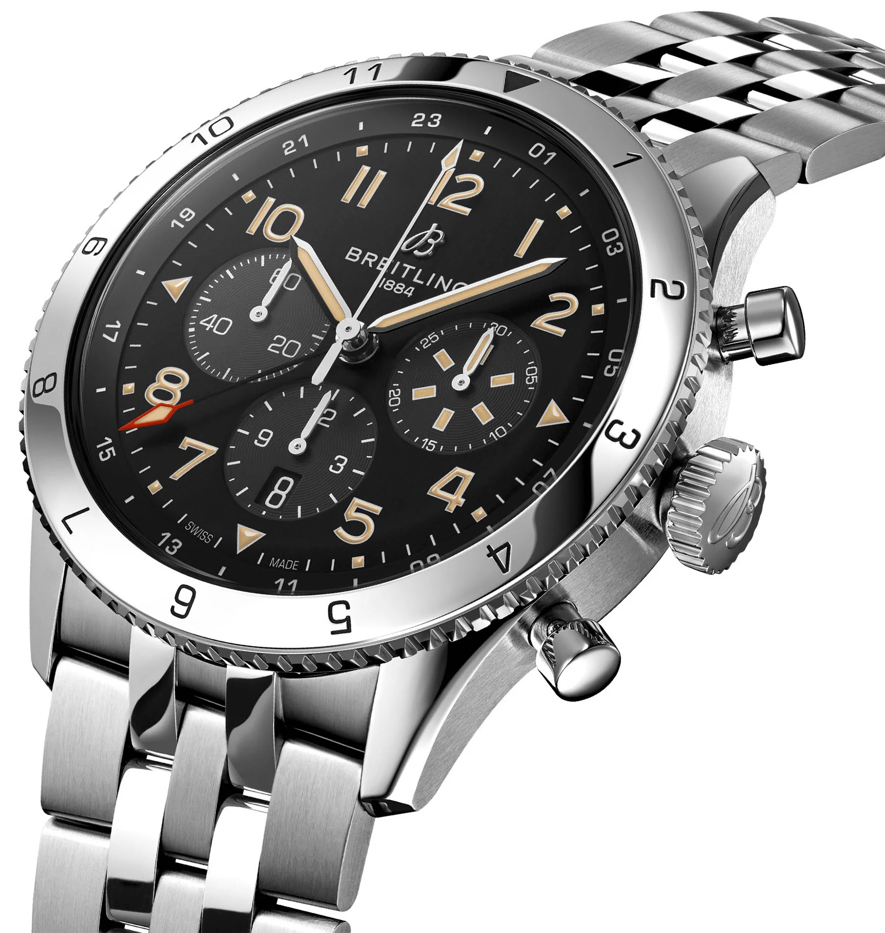 Breitling Super AVI B04 Chronograph GMT 46 Mustang Watch - Image 3
