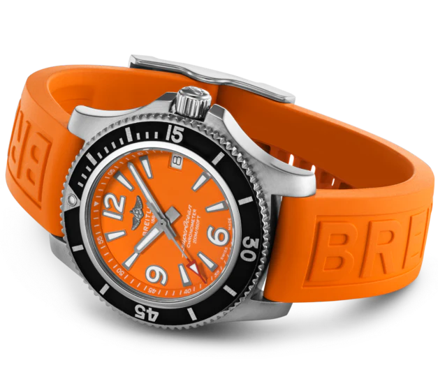 Breitling Watch Superocean Automatic 36 Orange Diver Pro Tang Type - Image 3