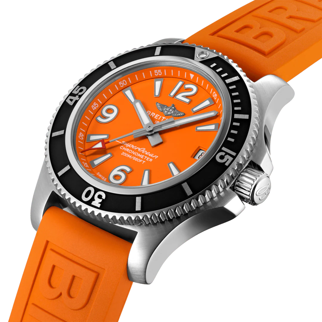Breitling Watch Superocean Automatic 36 Orange Diver Pro Tang Type - Image 4