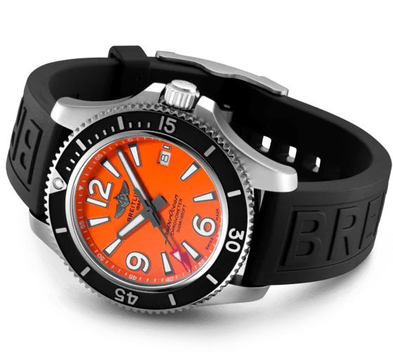 Breitling Watch Superocean Automatic 42 Orange Diver Pro III Tang Type - Image 3