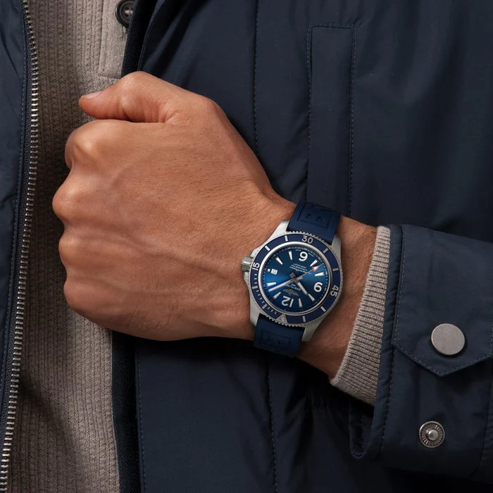 Breitling Watch Superocean Automatic 44 Blue Diver Pro III Tang Type D - Image 5