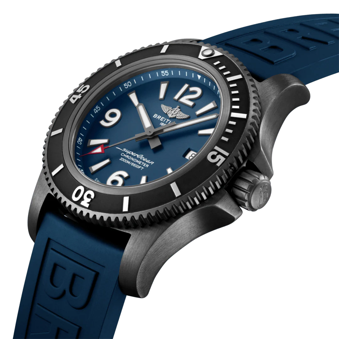 Breitling Watch Superocean Automatic 46 Blacksteel Blue D - Image 3