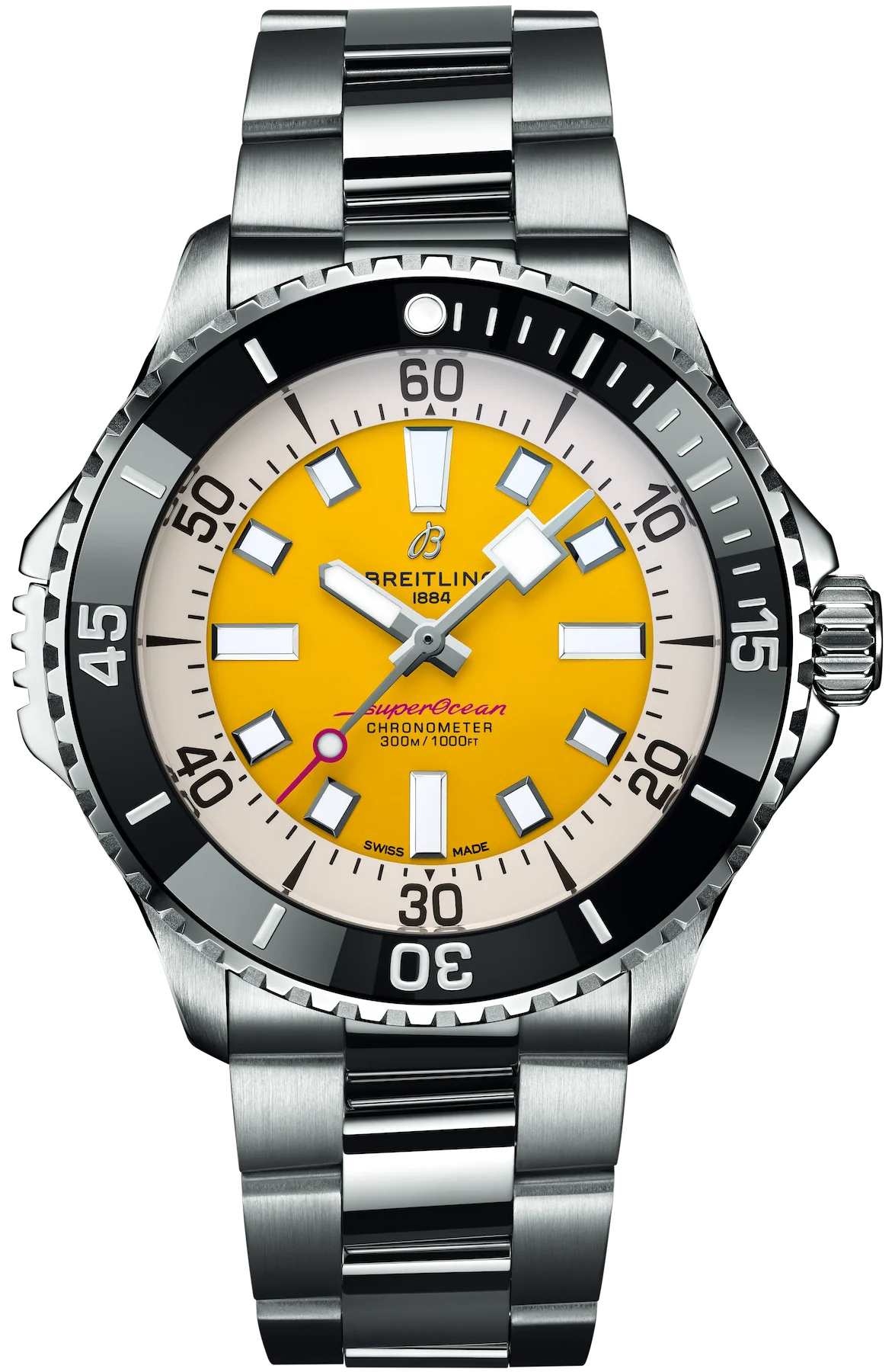Breitling Superocean 46 Code Yellow Bracelet Limited Edition Watch