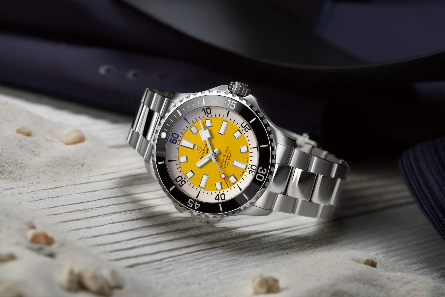 Breitling Superocean 46 Code Yellow Bracelet Limited Edition Watch - Image 3