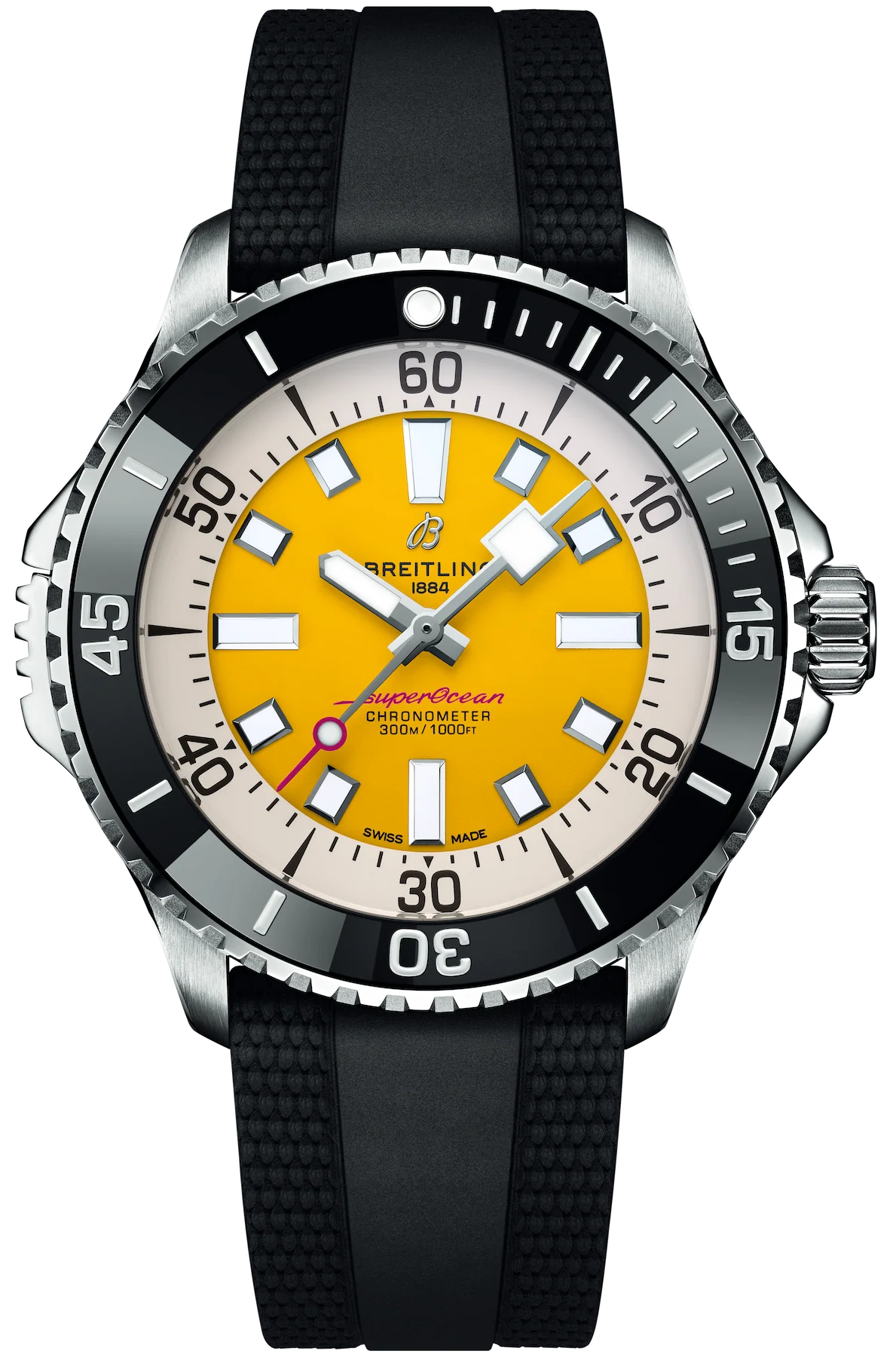 Breitling Superocean 46 Code Yellow Rubber Limited Edition