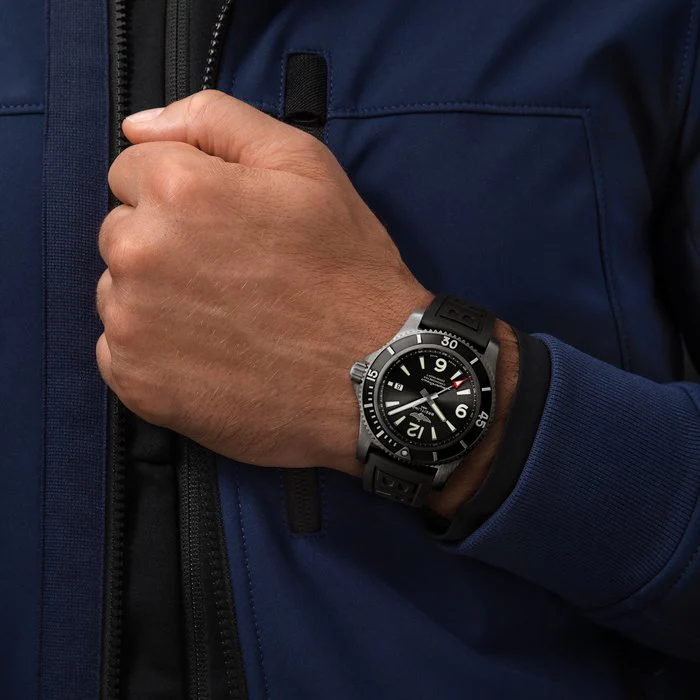 Breitling Watch Superocean Automatic 46 Black Steel Black - Image 5