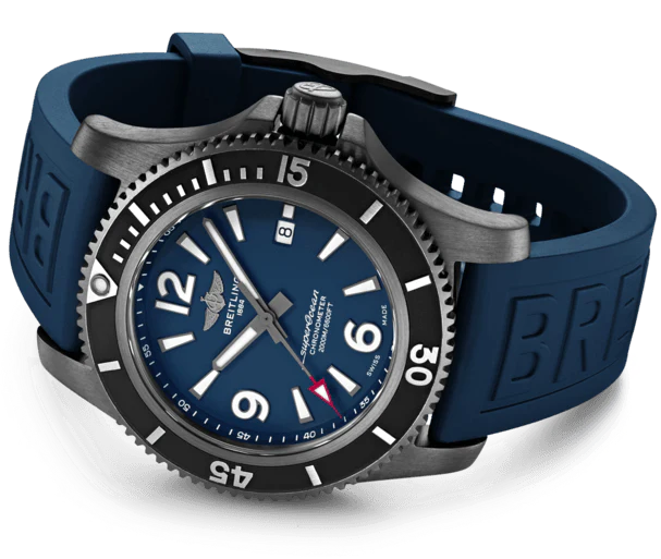 Breitling Watch Superocean Automatic 46 Black Steel Blue - Image 2