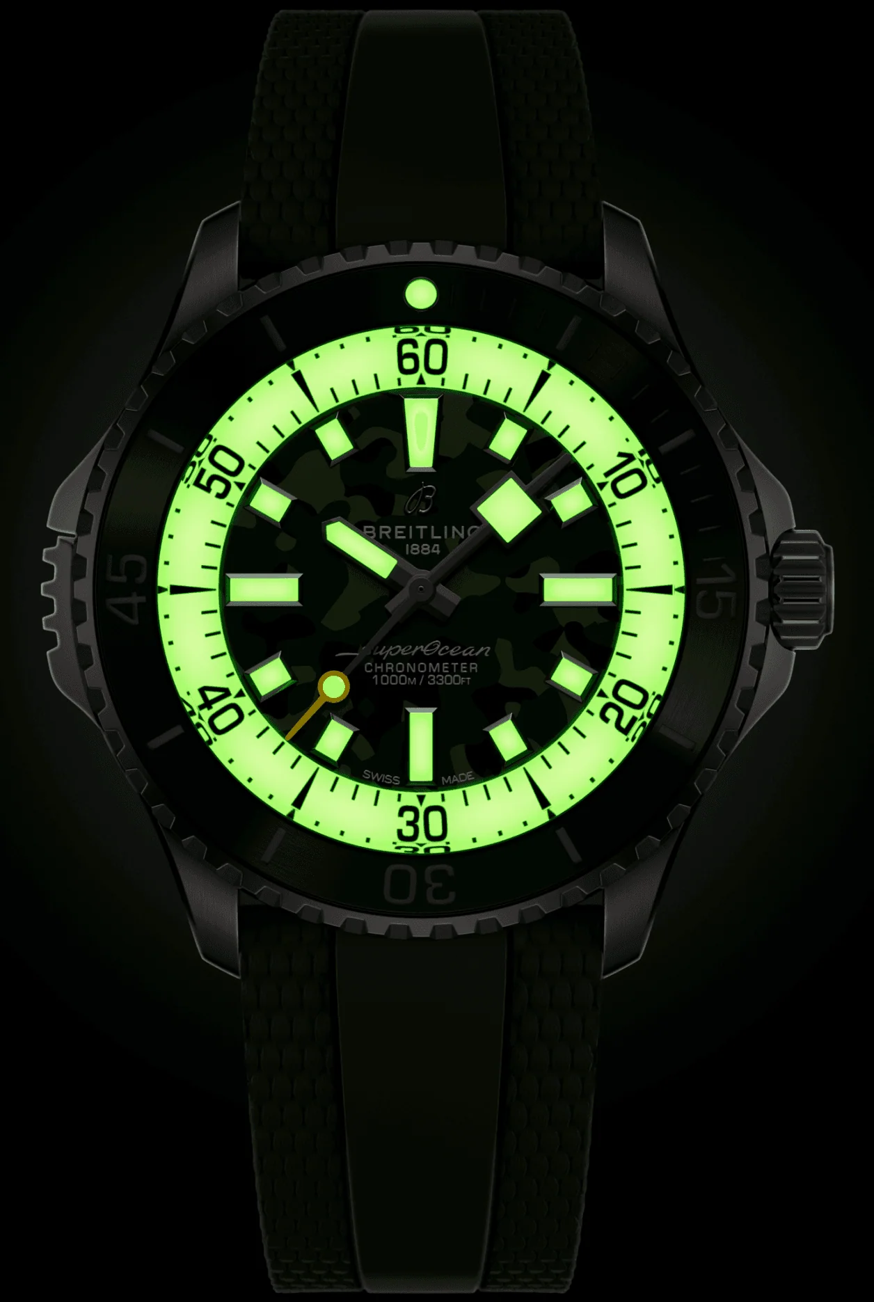 Breitling Superocean Automatic 46 Super Diver Green Watch - Image 3