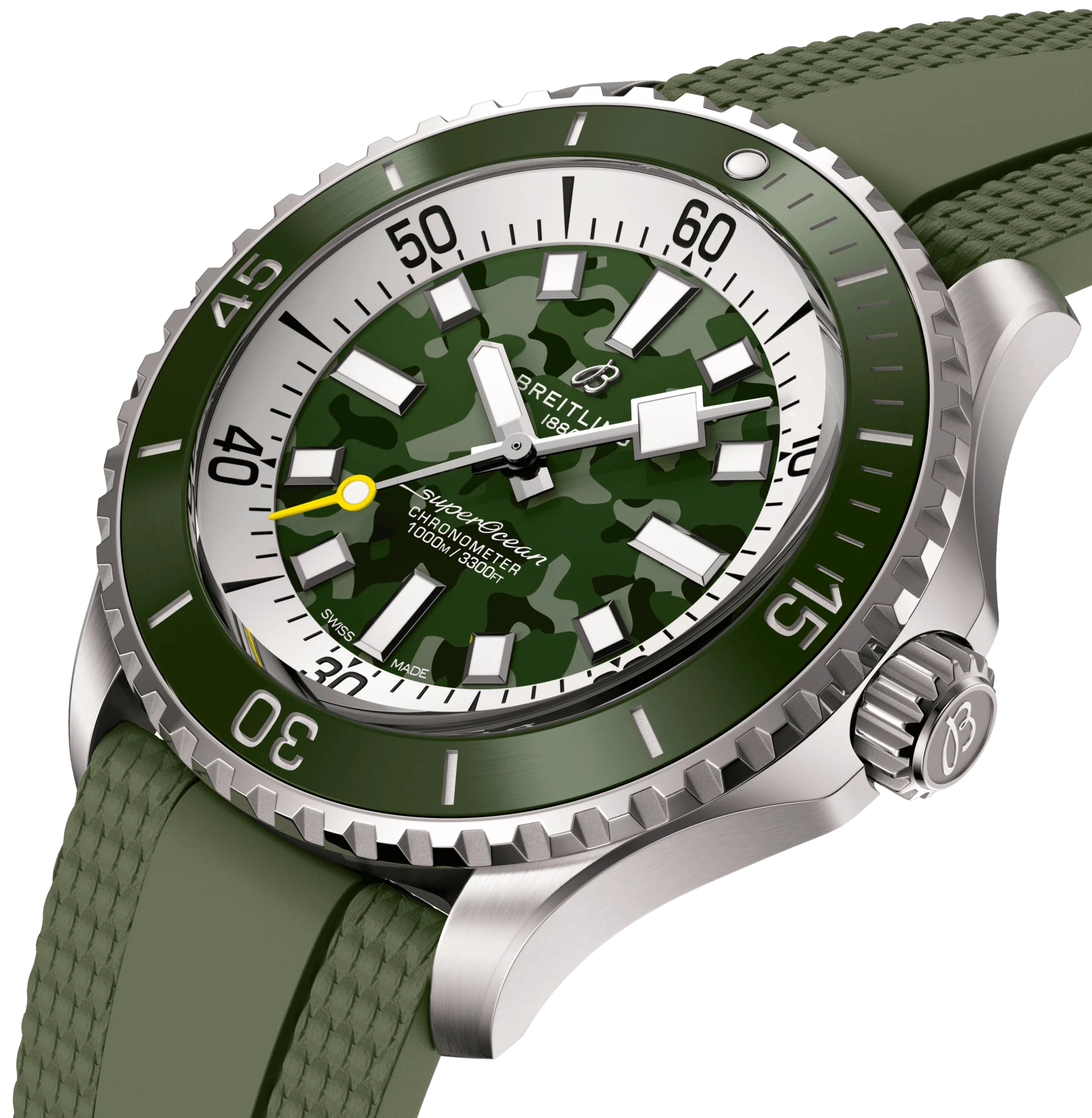 Breitling Superocean Automatic 46 Super Diver Green Watch - Image 4