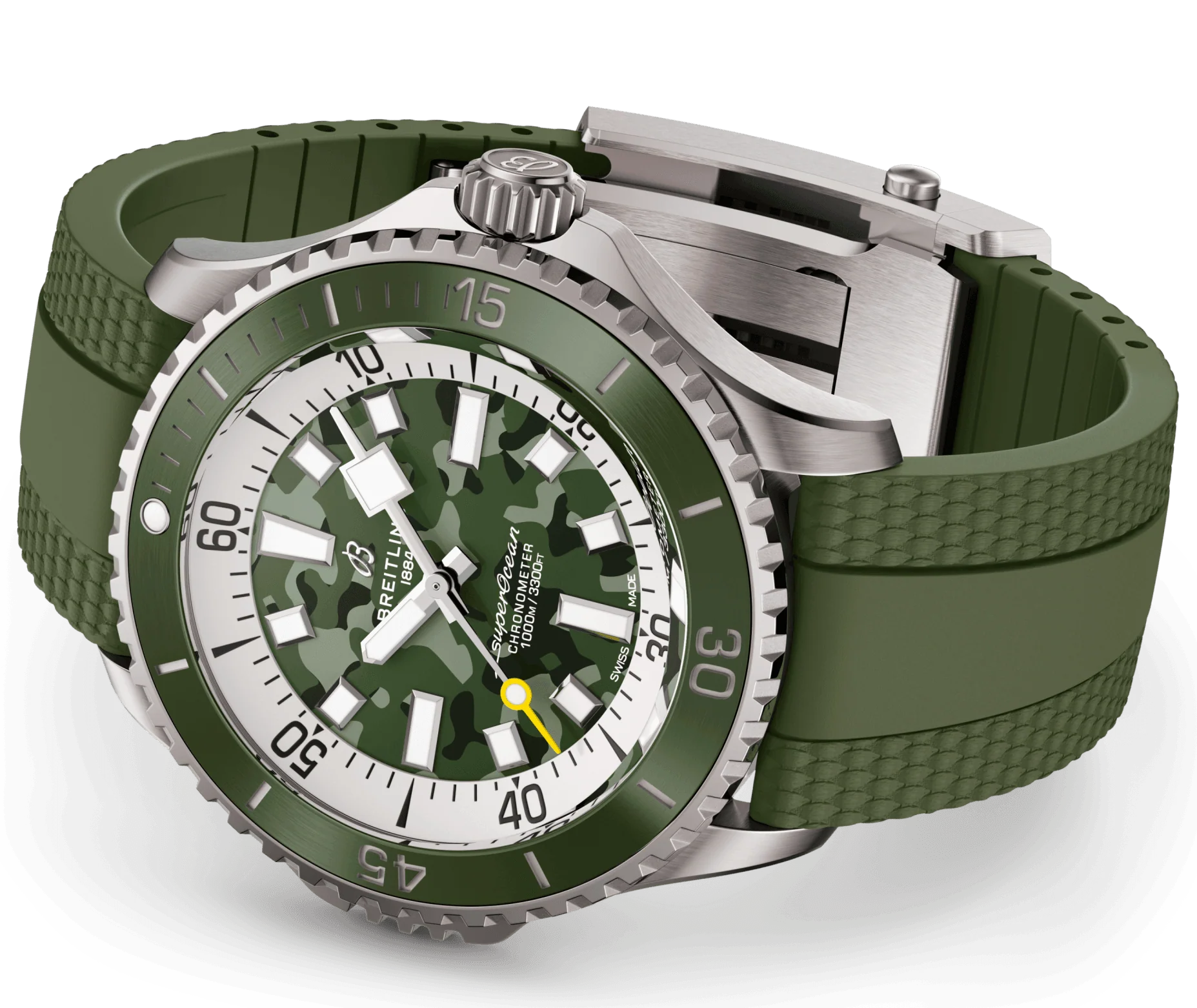 Breitling Superocean Automatic 46 Super Diver Green Watch - Image 5