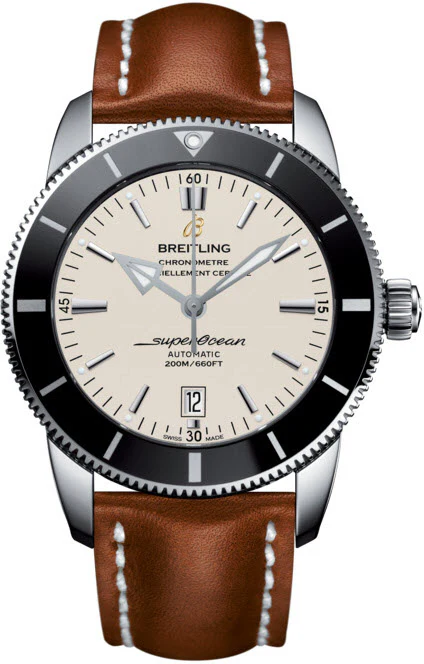 Breitling Watch Superocean Heritage II 46 Steel Leather Tang Type