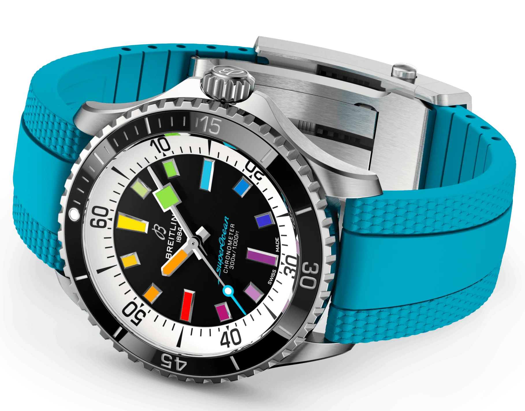 Breitling Superocean Automatic 42 Rainbow Watch - Image 5