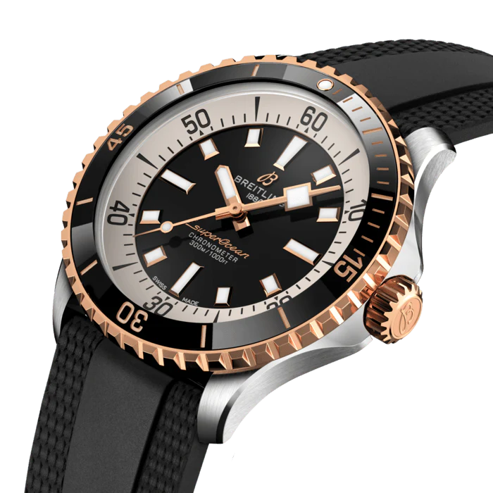 Breitling Superocean Automatic 42 18K Red Gold Watch - Image 2