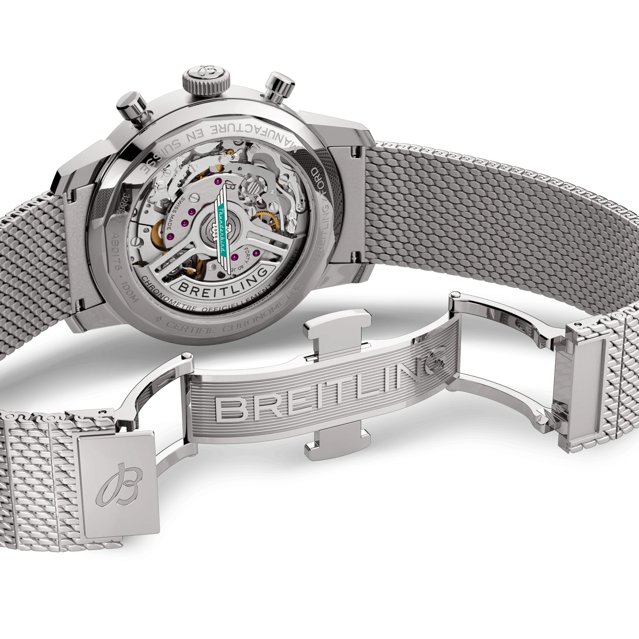 Breitling Top Time B01 Ford Thunderbird Bracelet Watch - Image 7