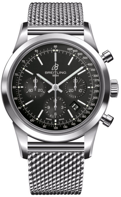 Breitling Watch Transocean Chronograph Black