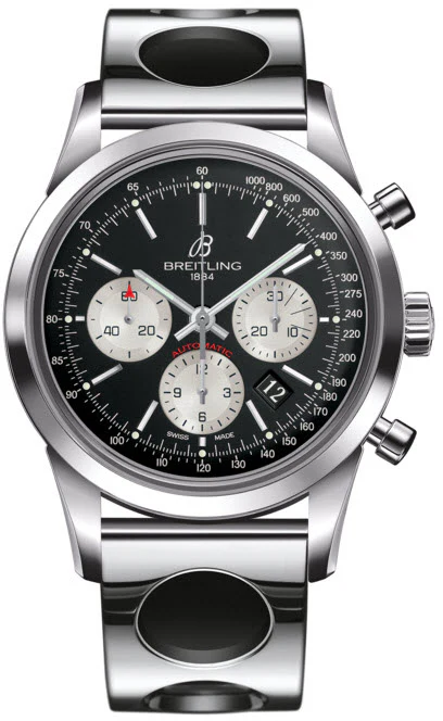 Breitling Watch Transocean Chronograph Black