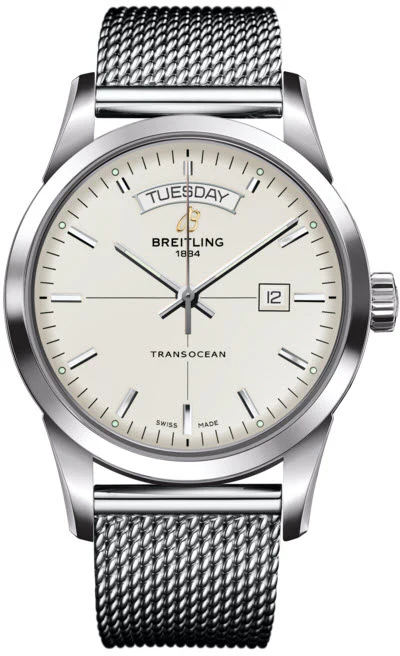 Breitling Watch Transocean Day Date Ocean Classic Bracelet