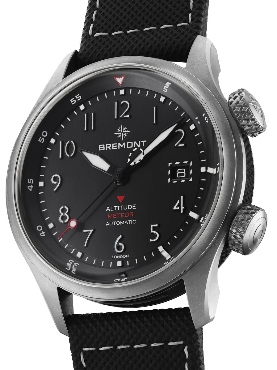 Bremont Altitude MB Meteor Black DLC Barrel Leather Watch - Image 2