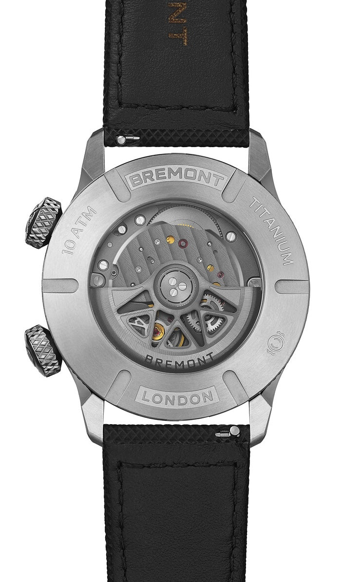 Bremont Altitude MB Meteor Black DLC Barrel Leather Watch - Image 3
