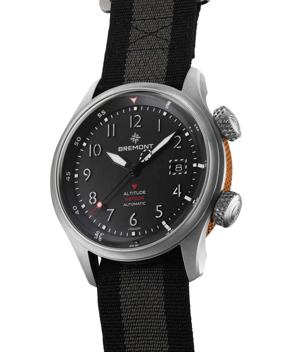Bremont Altitude MB Meteor Black Orange Barrel Nato Watch - Image 2