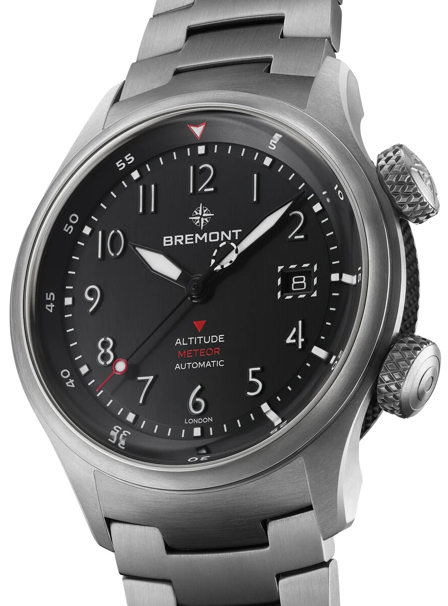 Bremont Altitude MB Meteor Black Titanium Barrel Bracelet Watch - Image 2