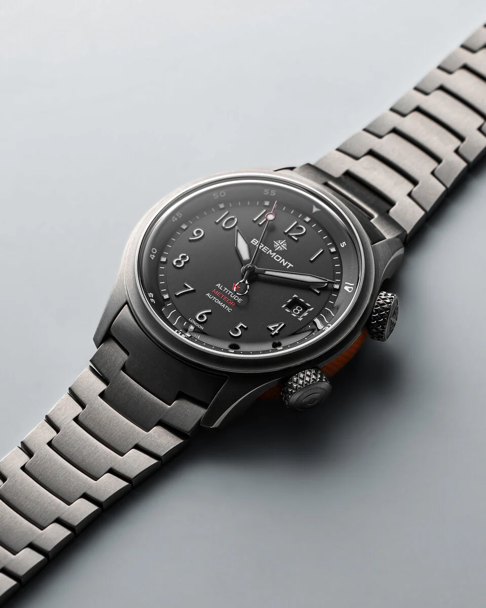 Bremont Altitude MB Meteor Black Titanium Barrel Bracelet Watch - Image 4