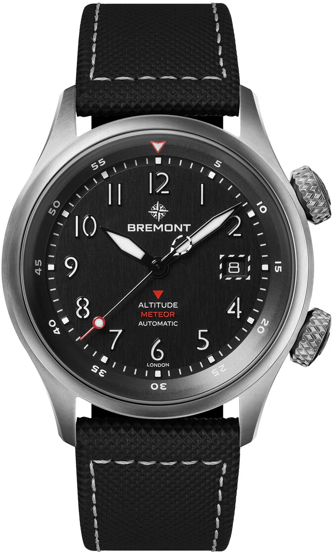 Bremont Altitude MB Meteor Black Titanium Barrel Leather Watch