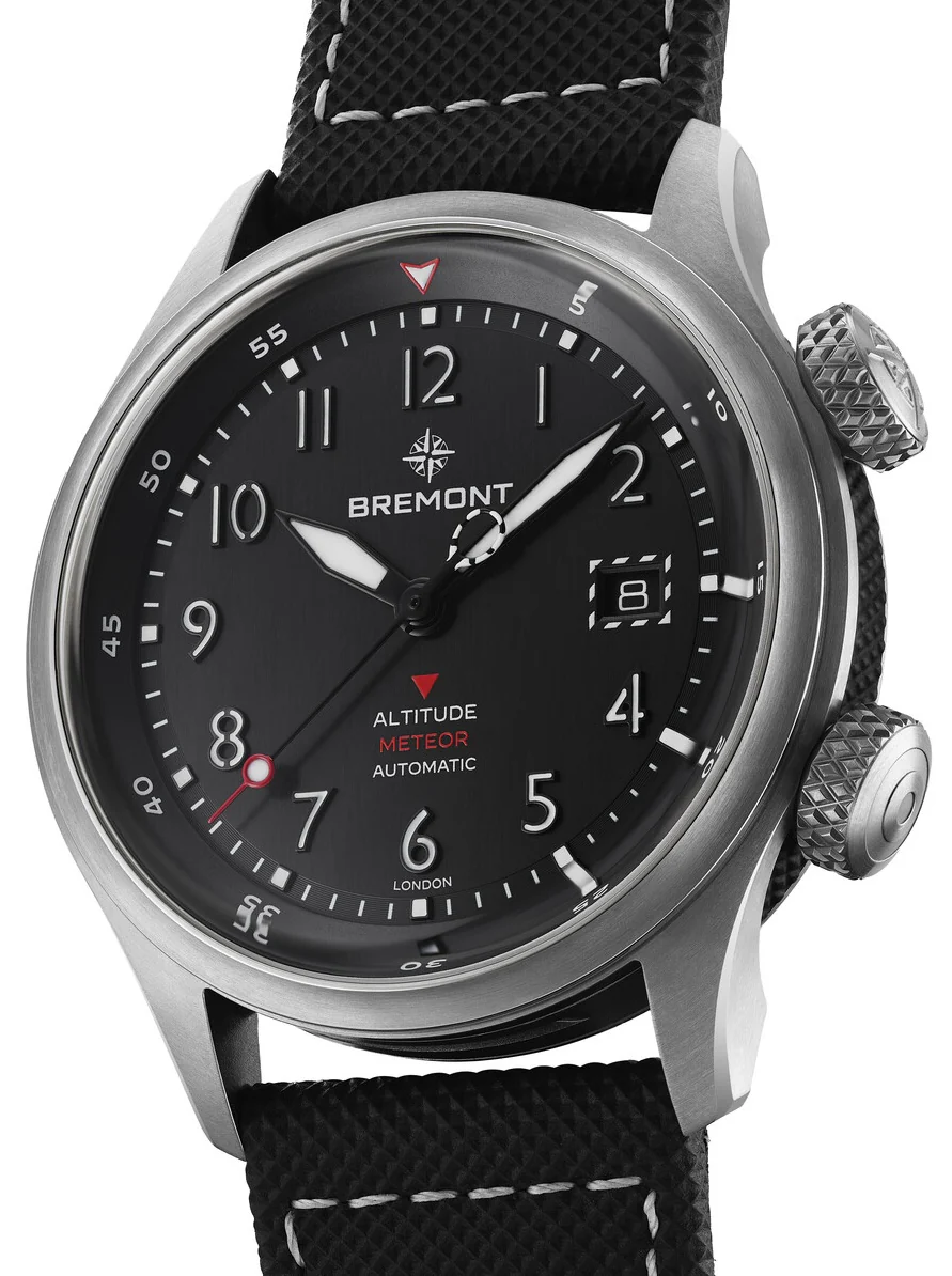 Bremont Altitude MB Meteor Black Titanium Barrel Leather Watch - Image 2