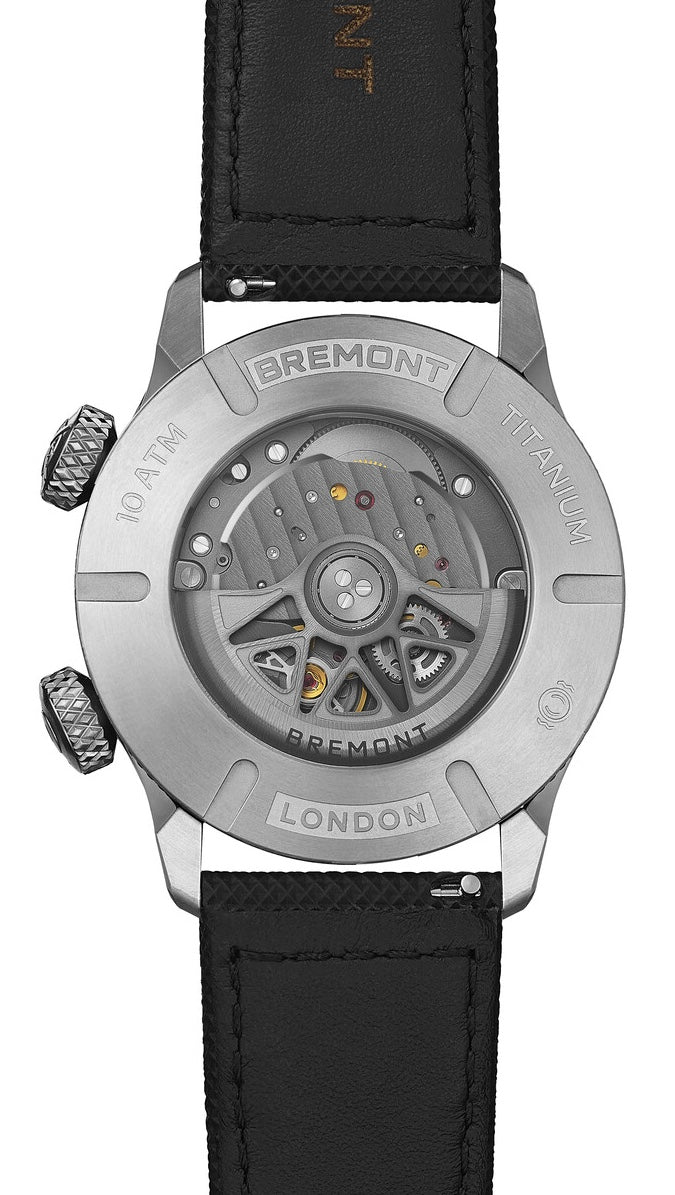 Bremont Altitude MB Meteor Black Titanium Barrel Leather Watch - Image 3