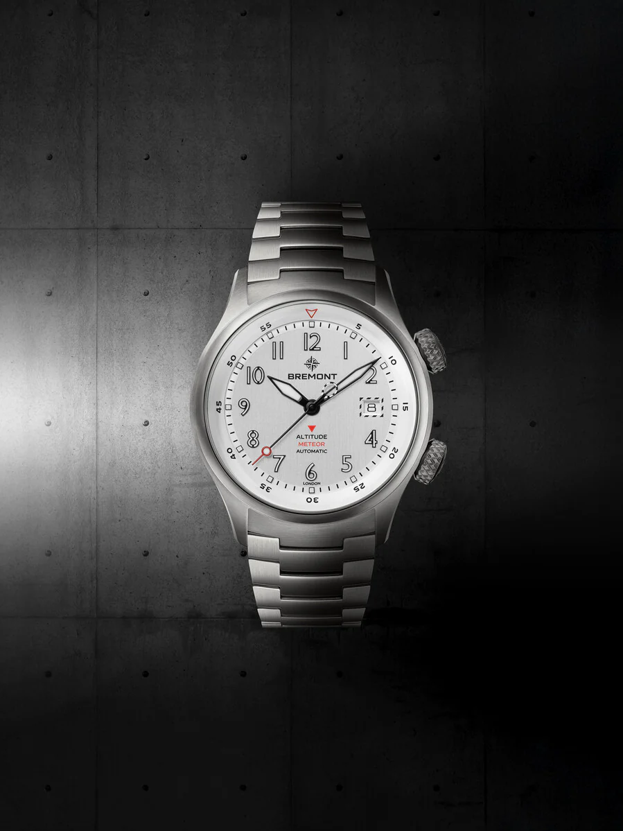 Bremont Altitude MB Meteor Silver Titanium Barrel Bracelet Watch - Image 5